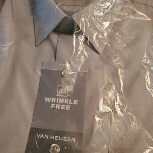 ***New*** Van Heusen Poplin Wrinkle Free Dress Shirt